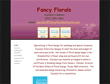 Tablet Screenshot of fancyfloralsofaustin.com